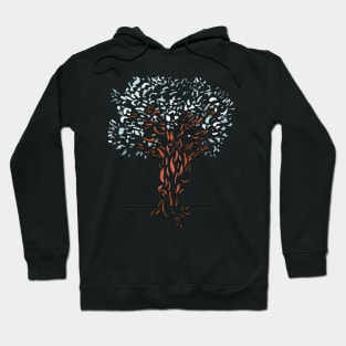 Tree - Mystical and Magical Tribal - Ink Color Hoodie